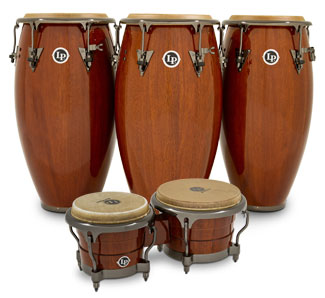 LP Durian Wood Congas and Bongos