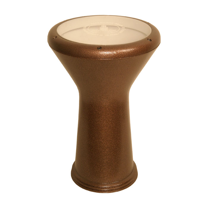 Large Alexandria Aluminum Doumbek, Bronze