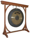 wood gong stand