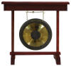 wood gong stand