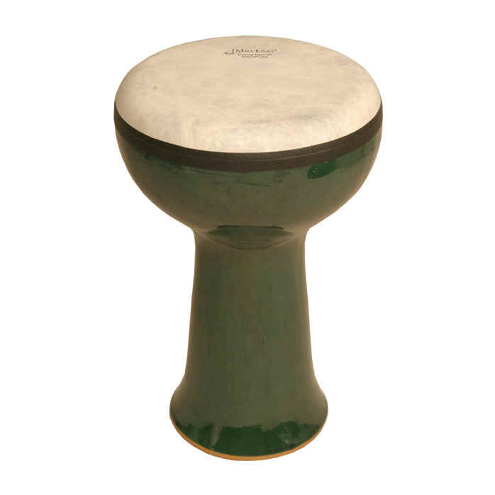 Ceramic Doumbek Forest Green Fiberskyn